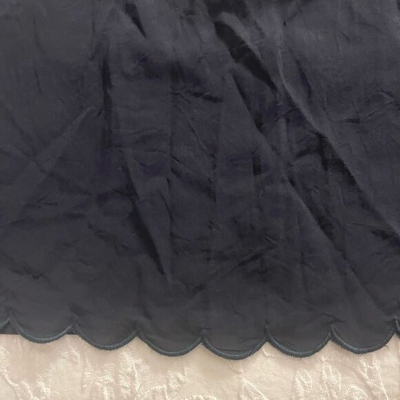 Mislook black and floral embroidered short sleeve shirt top,‎ size large - Picture 9 of 10